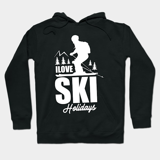 Snow Ski Holidays Trip Snowboard Winter Vacation Hoodie by dr3shirts